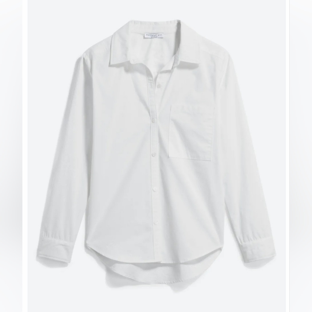 Current Air Ciao Megan white button up women's shirt